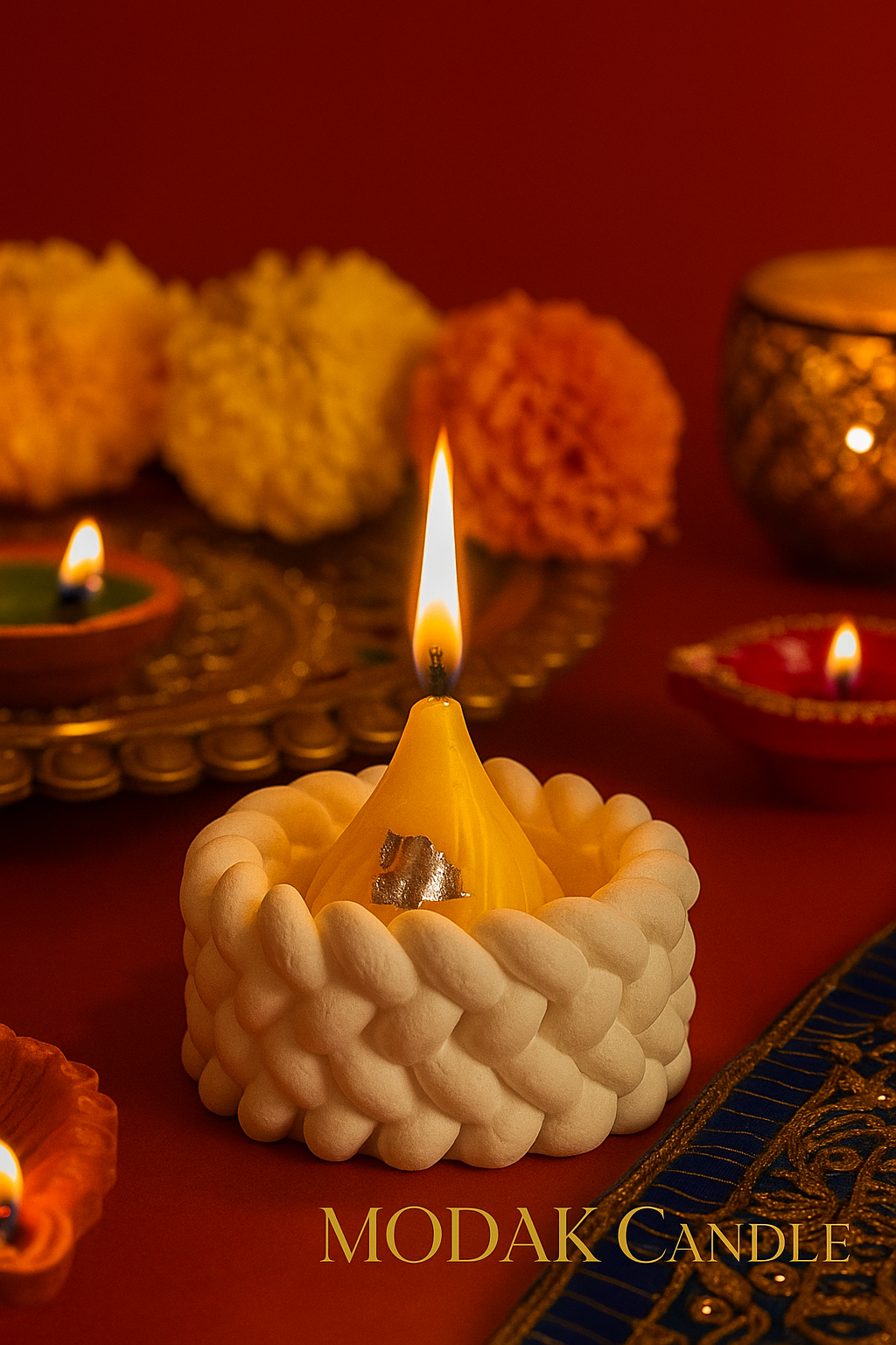 Pure Aura – Modak Candle Set