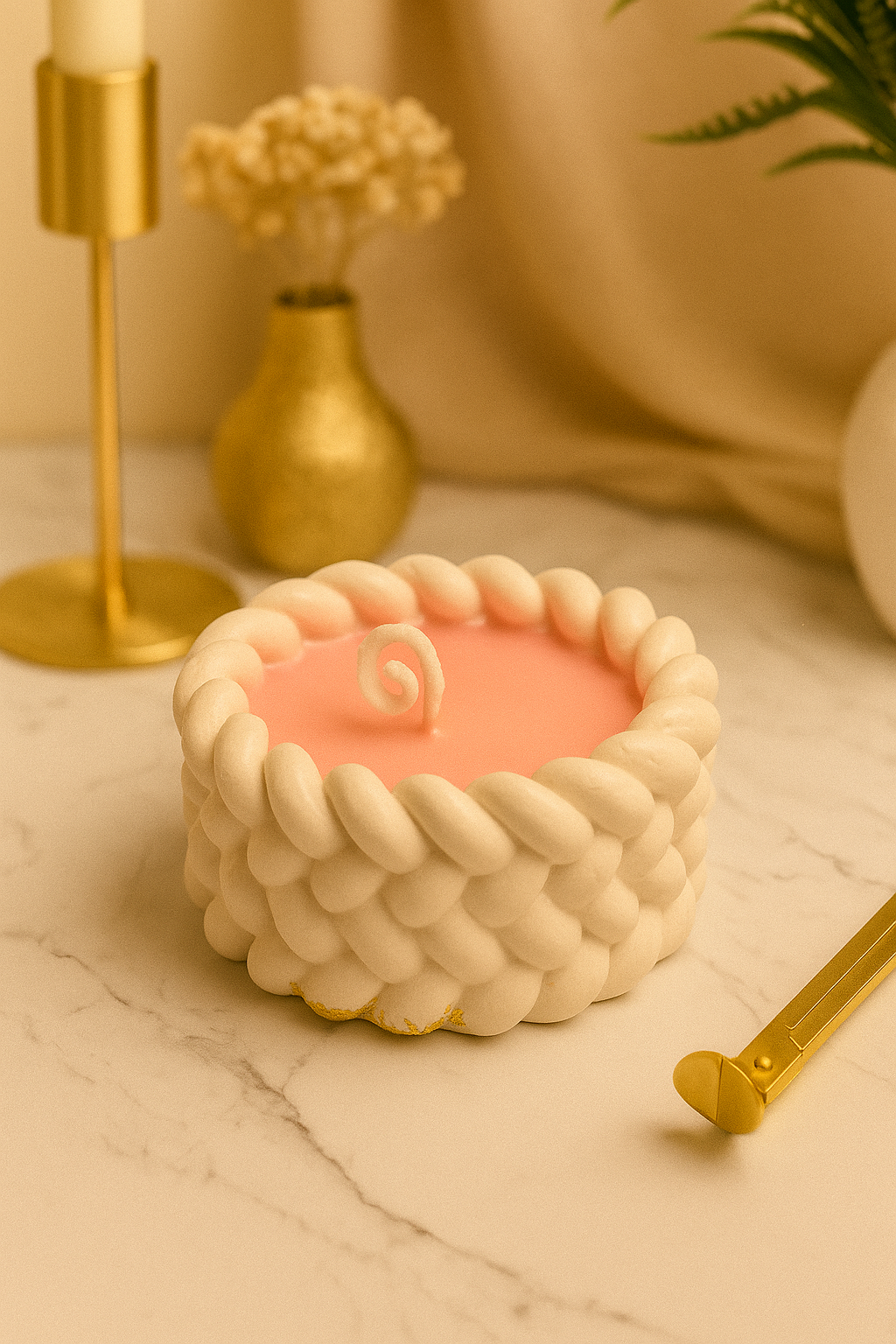 Pack of Two Rope Jar Soy Wax Candles