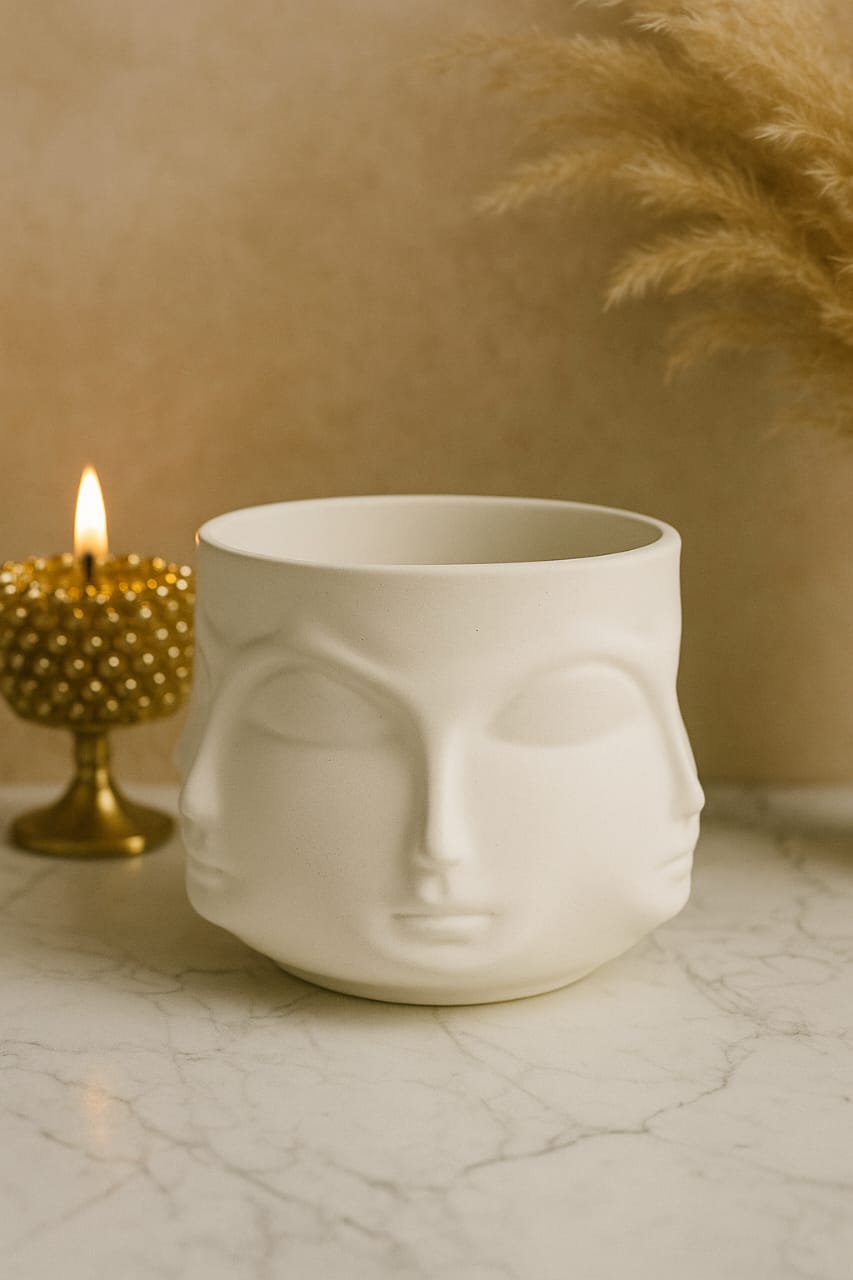 Face Jar Candle
