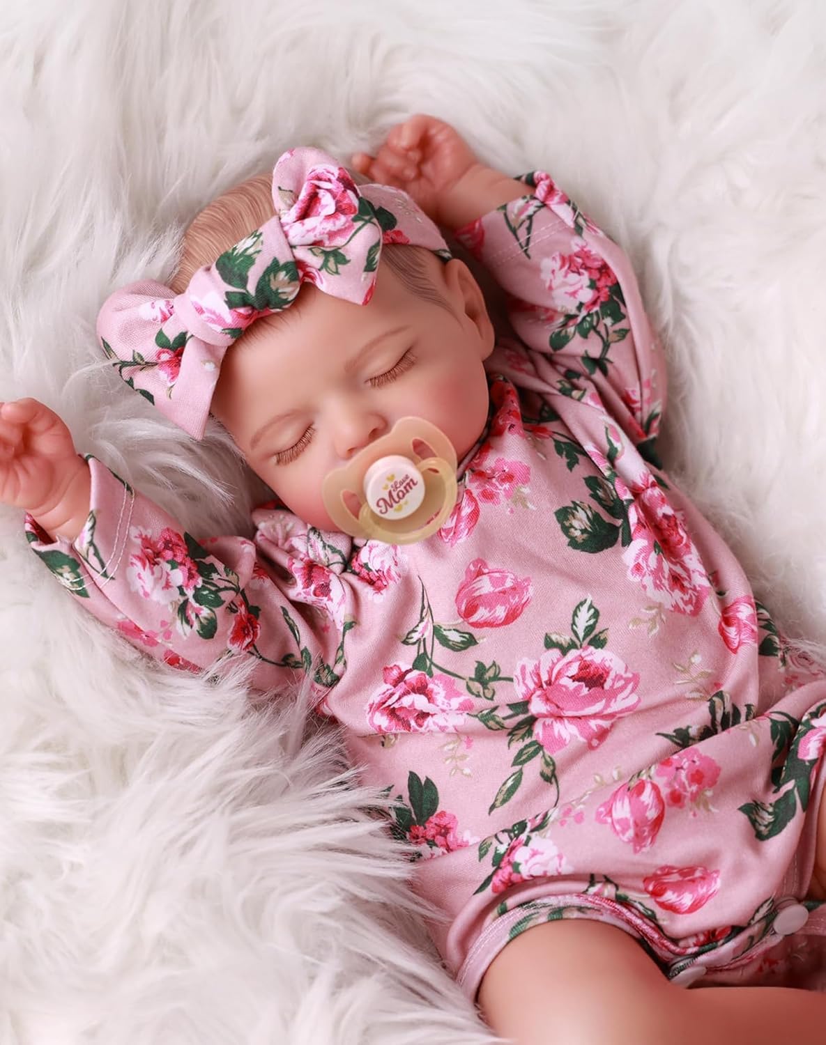 Floral Baby Onesie with Headband