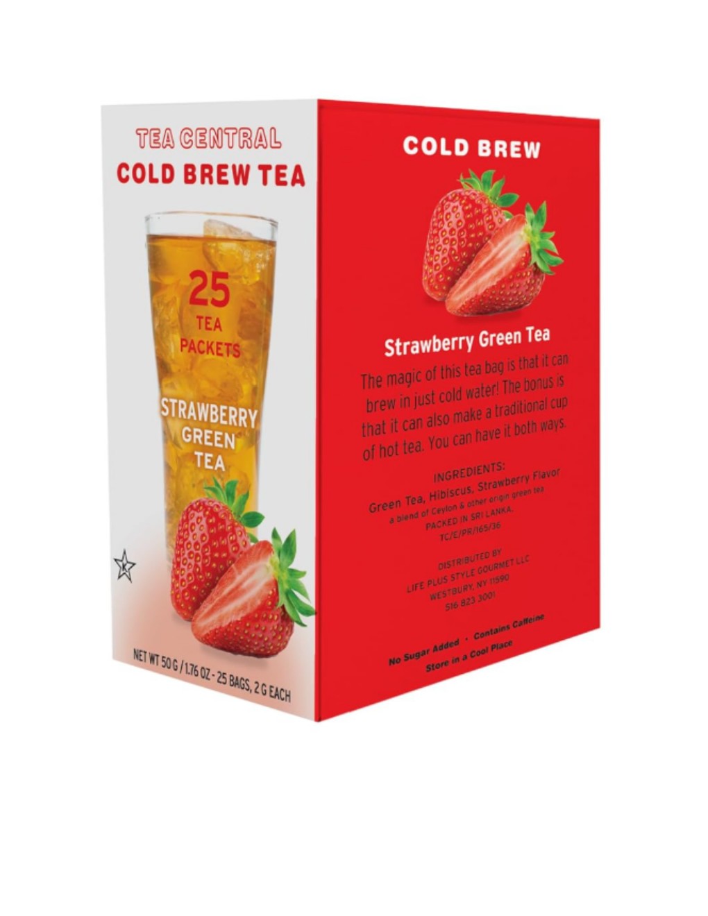 Tea Central Strawberry Green Tea Cold Brew