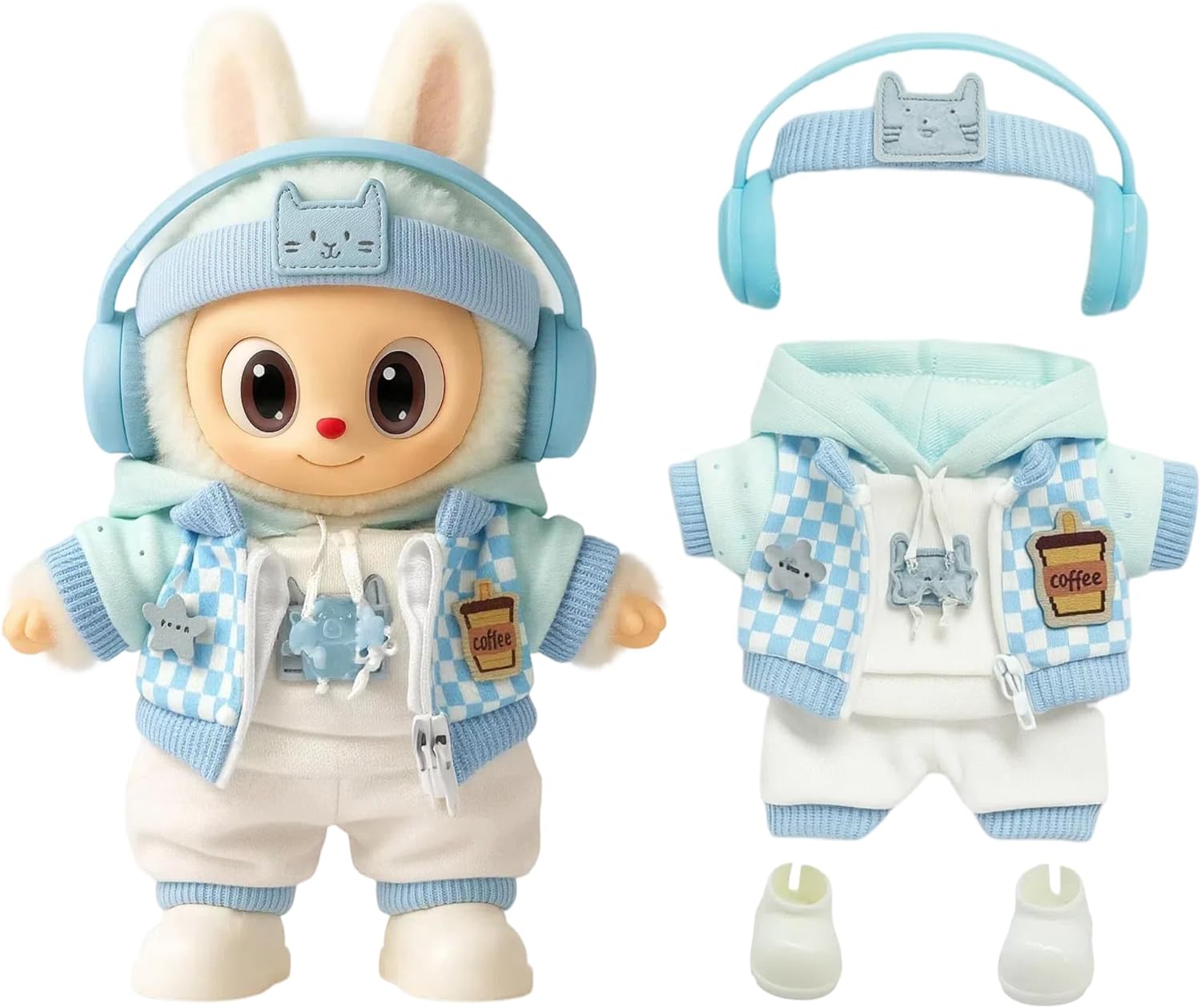 Cute Bunny Plush Doll Set