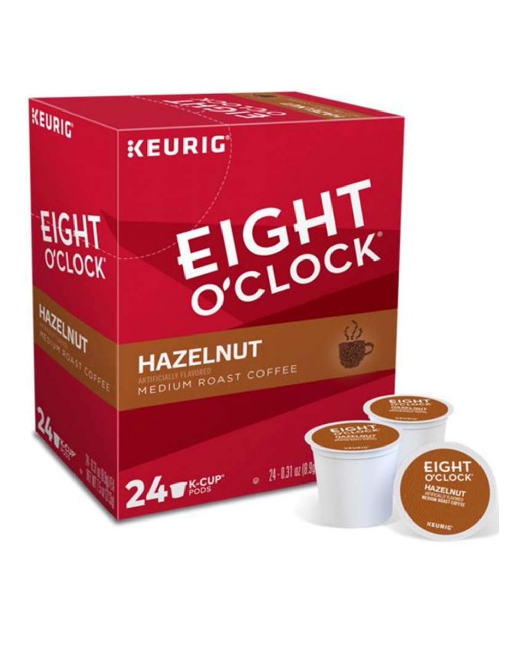 Eight O'Clock Hazelnut Medium Roast Coffee K-Cup Pods