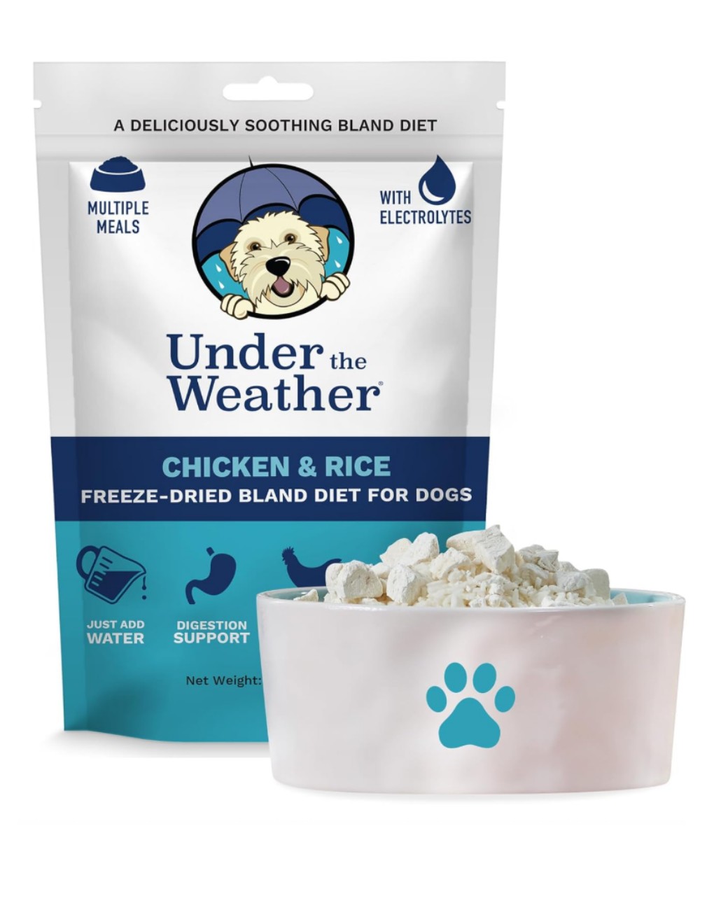 Under the Weather Chicken & Rice Freeze-Dried Bland Diet for Dogs