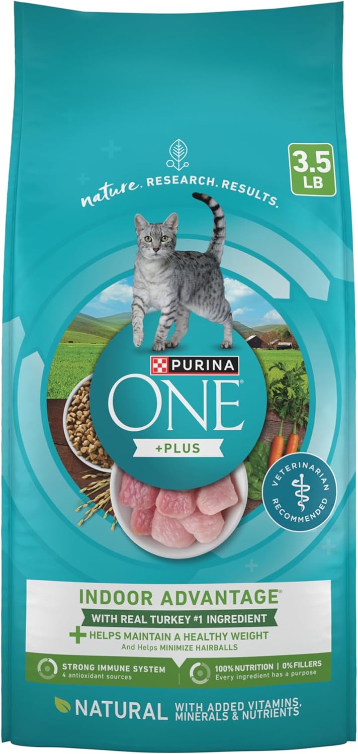 Purina ONE +Plus Indoor Advantage Cat Food, 3.5 lb