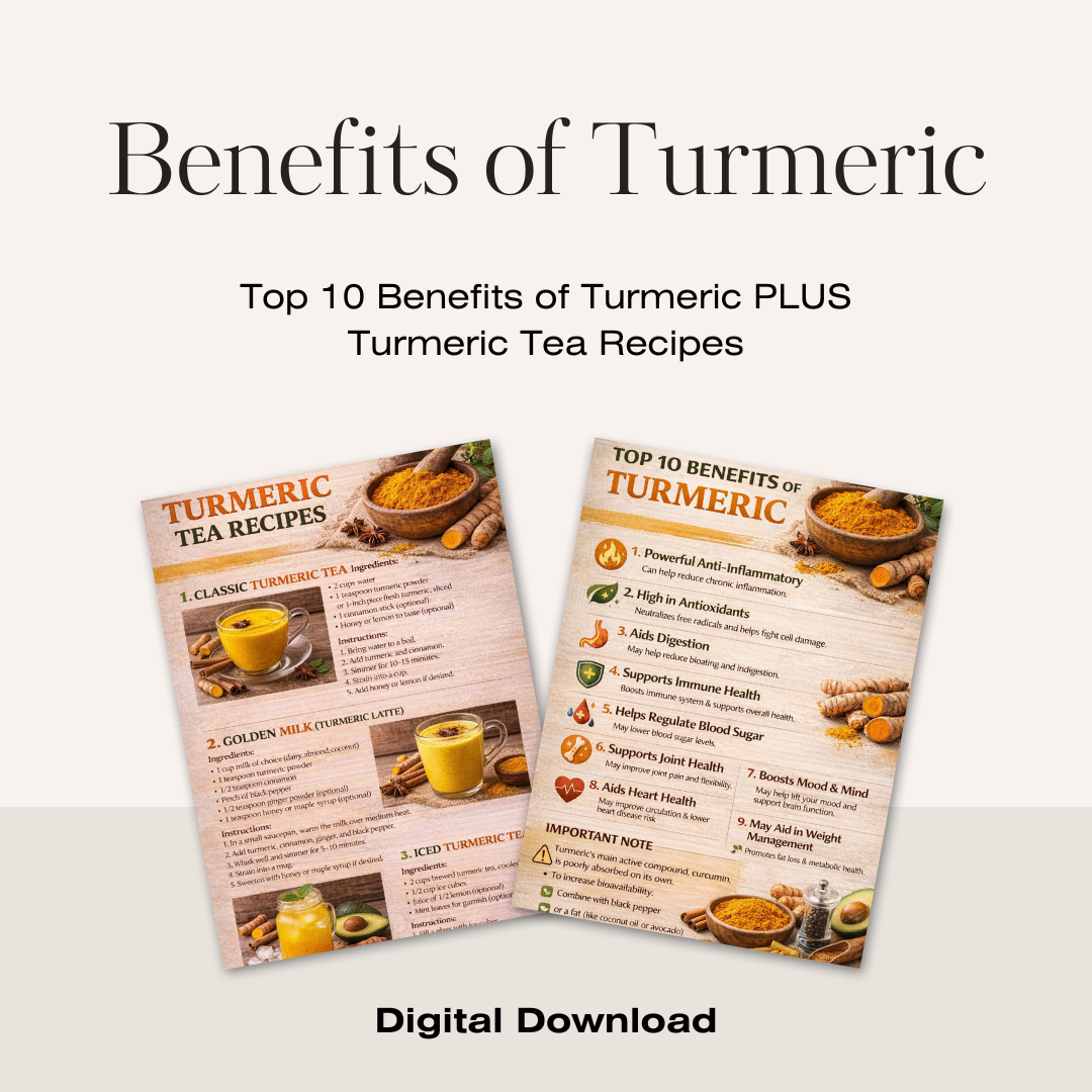 Turmeric Benefits & Tea Recipes Guide