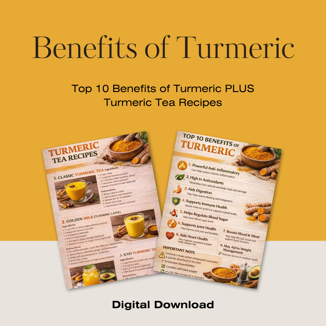 Turmeric Benefits & Tea Recipes Guide