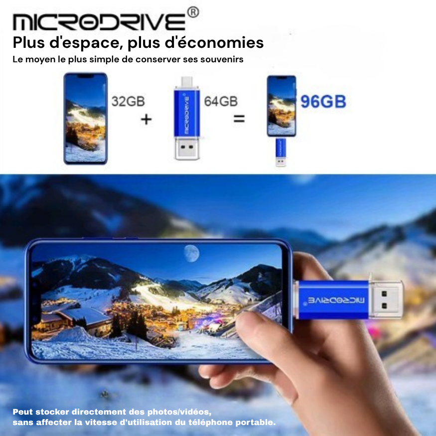 Clé USB Intelligente 2-en-1 – USB & Type-C