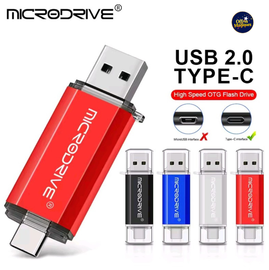 Clé USB Intelligente 2-en-1 – USB & Type-C