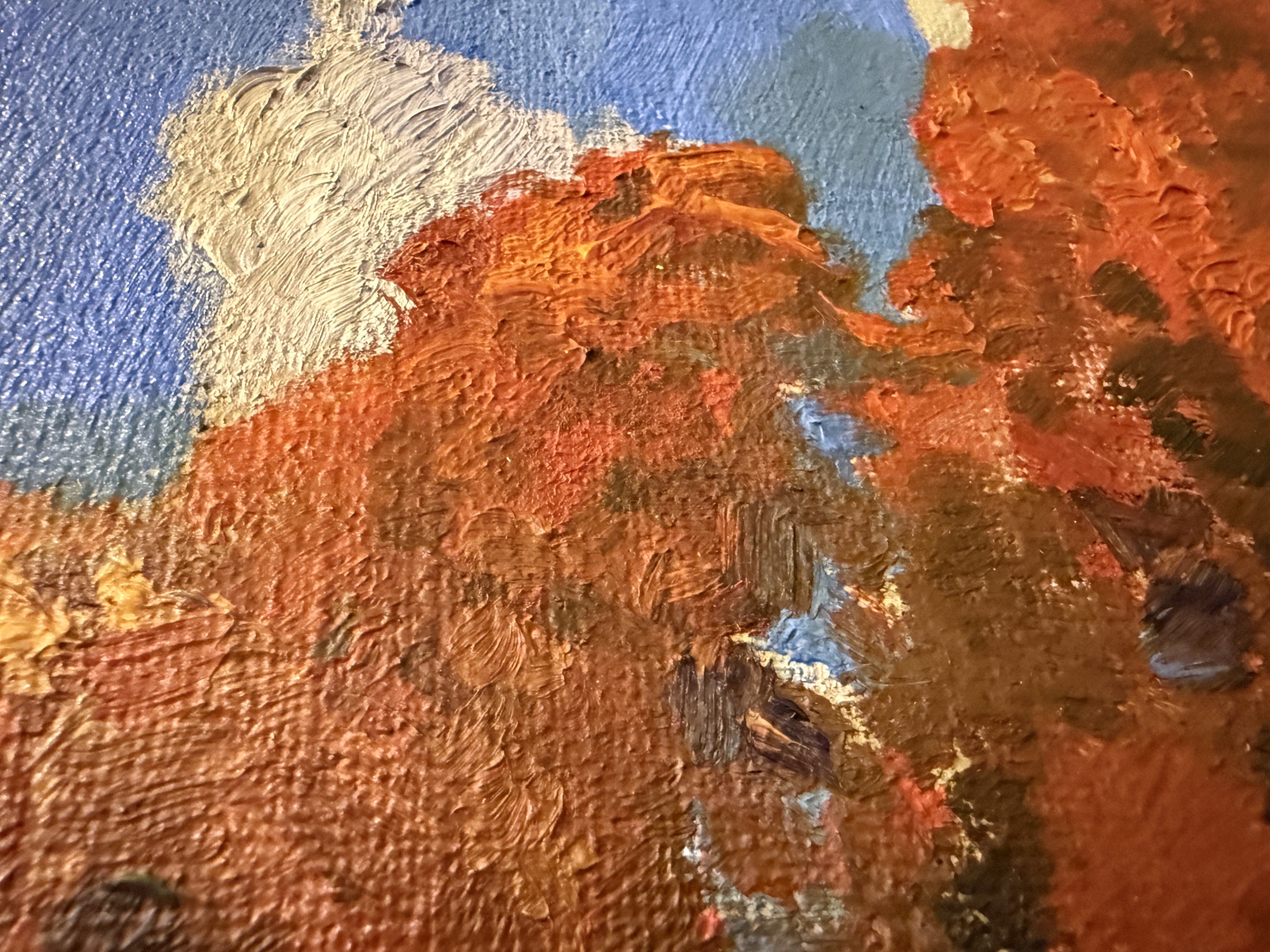 EW maal koopia Hermann Rüdisühli "Abendläuten" 64x122cm