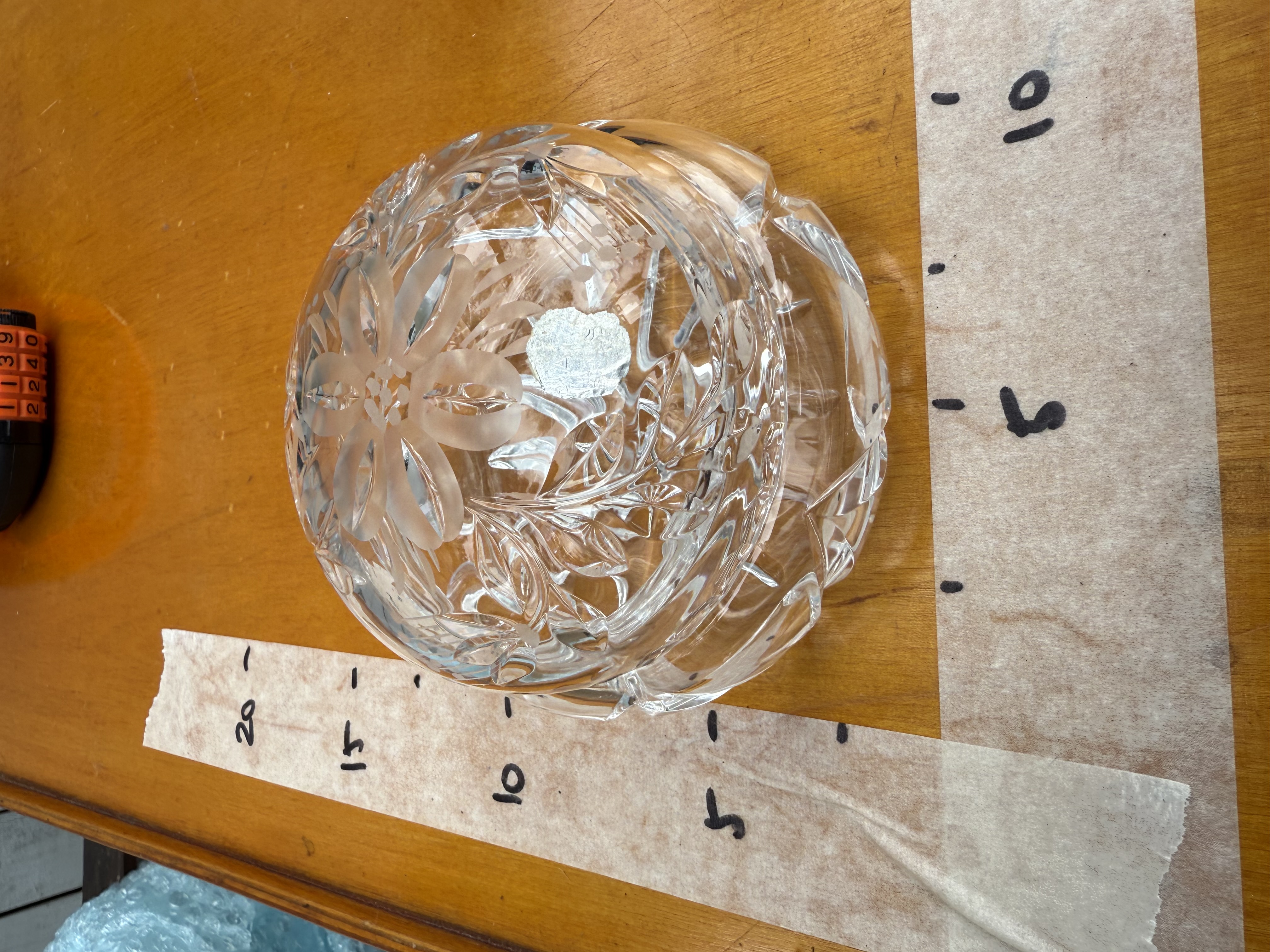 EW Aare kristallitööstuse puudritoos lihviga