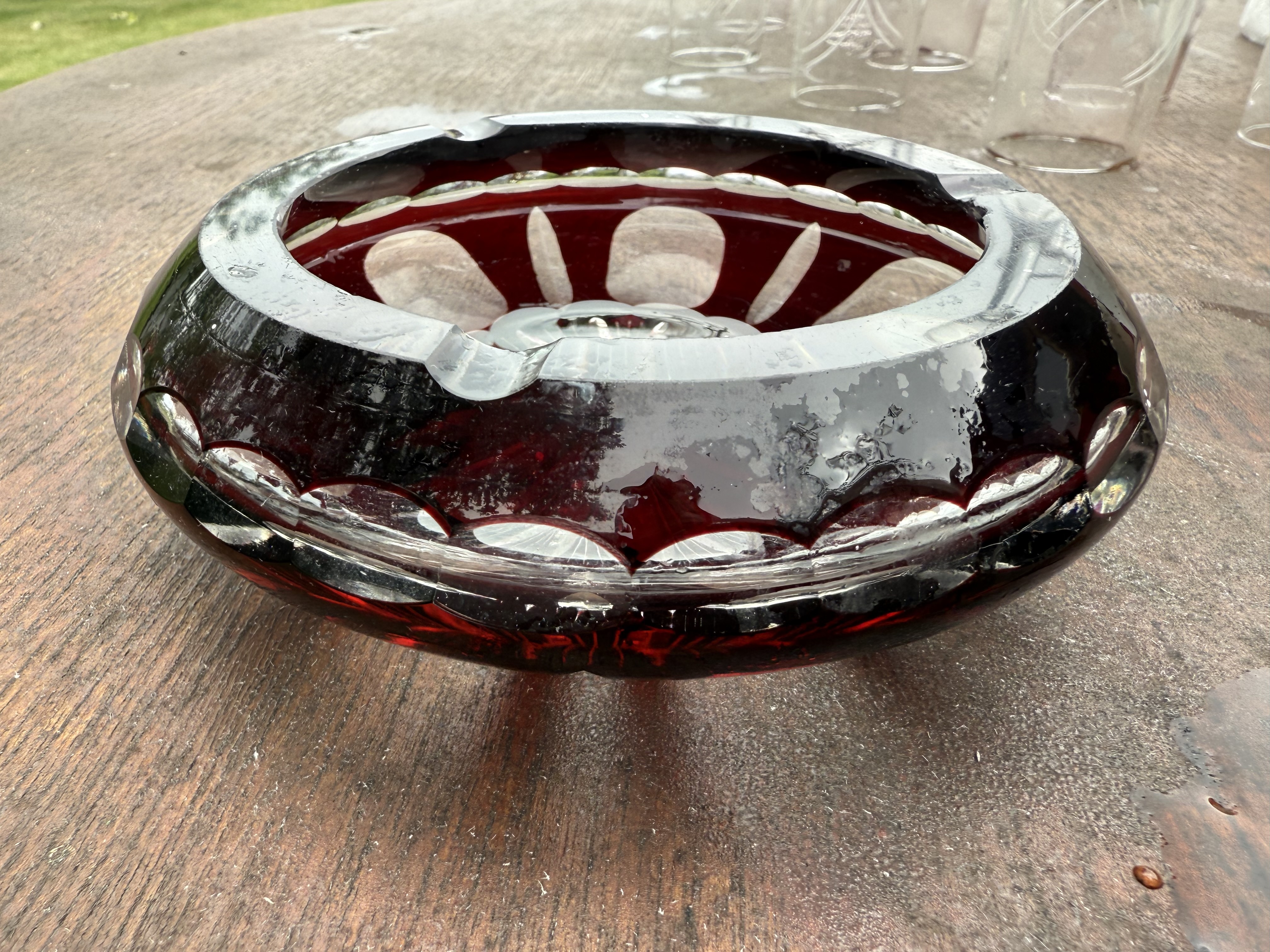 Vintage Riia tuhatoos (Ilguciems glass factory)