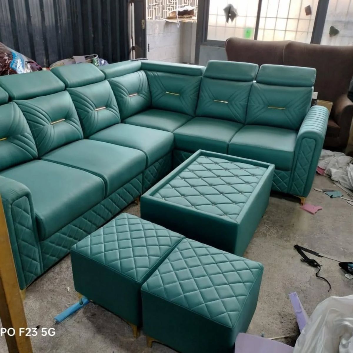 Modern L-Shaped Sofa Set