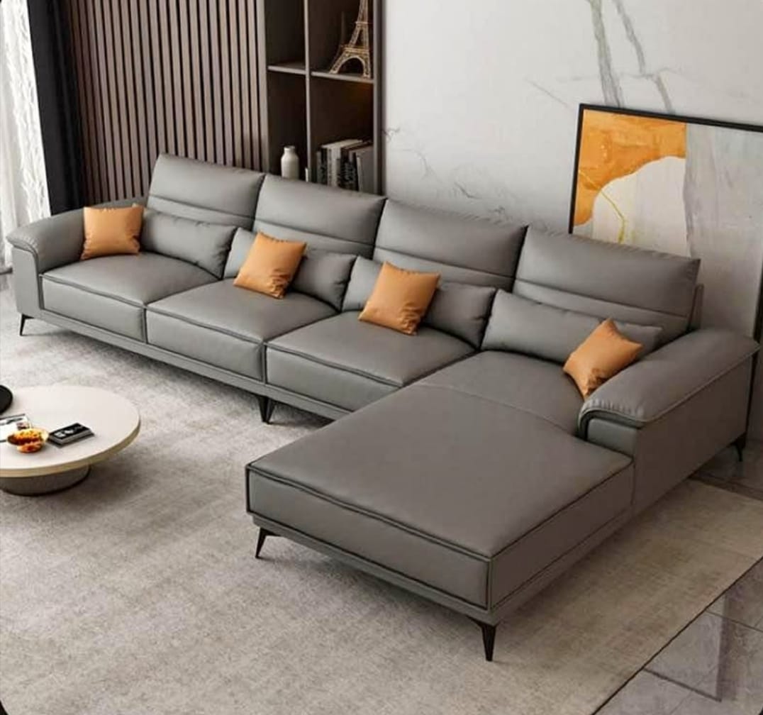 Modern Gray Sectional Sofa