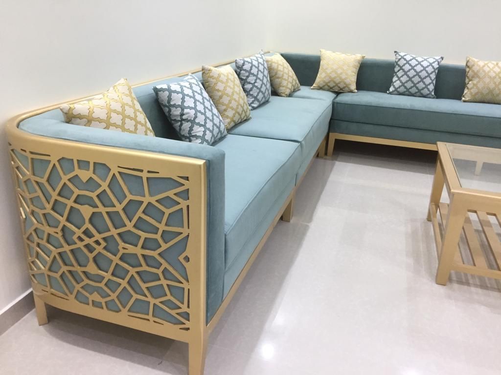 Modern L-Shaped Sofa Set