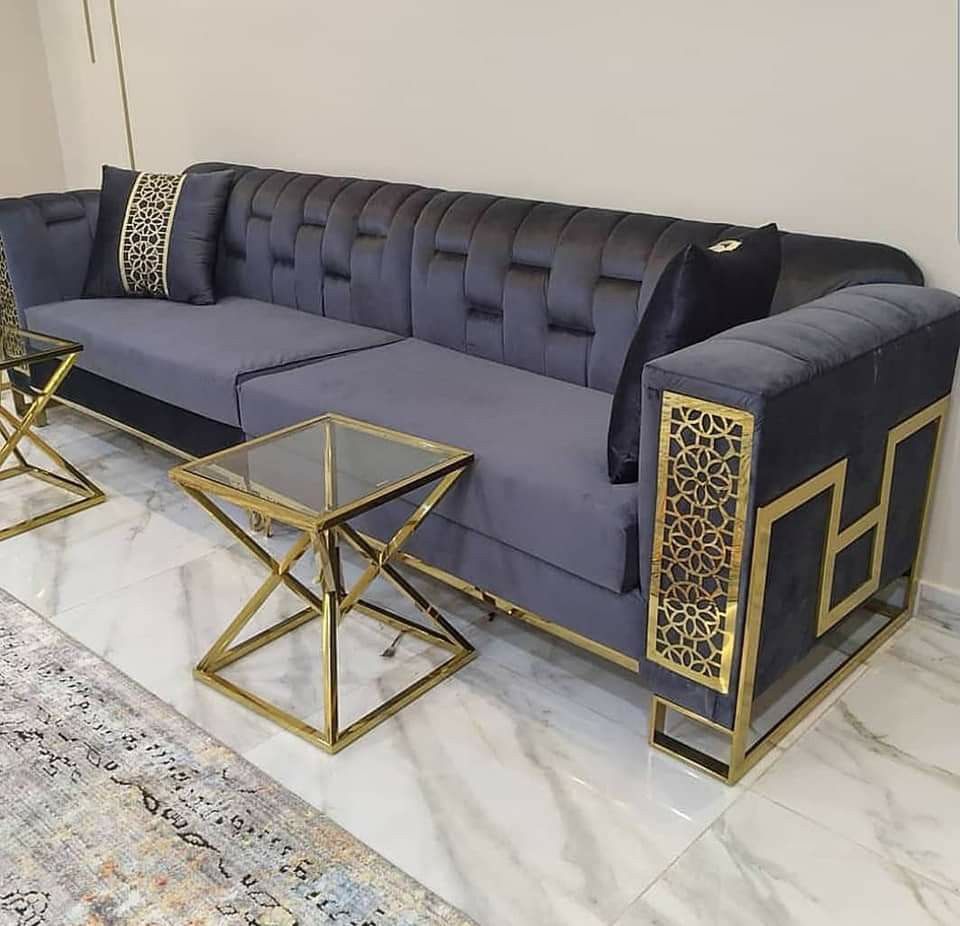 Luxury Velvet Sectional Sofa