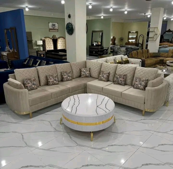 Modern L-Shaped Sofa Set