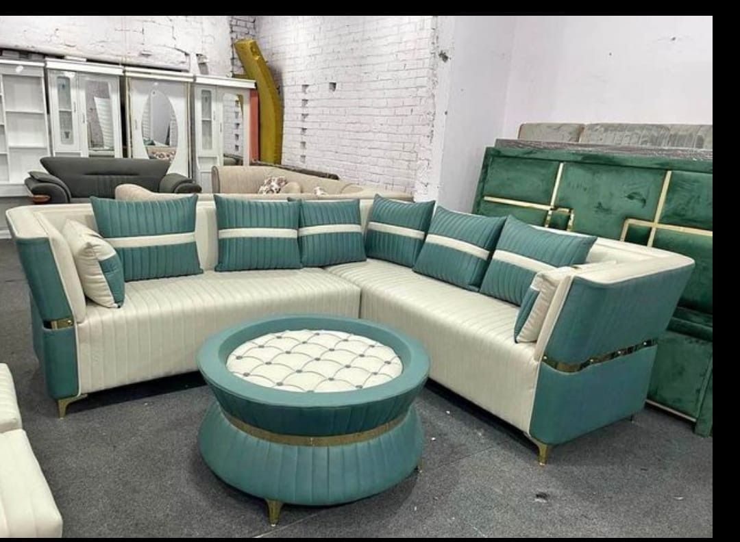 Modern L-Shaped Sofa Set