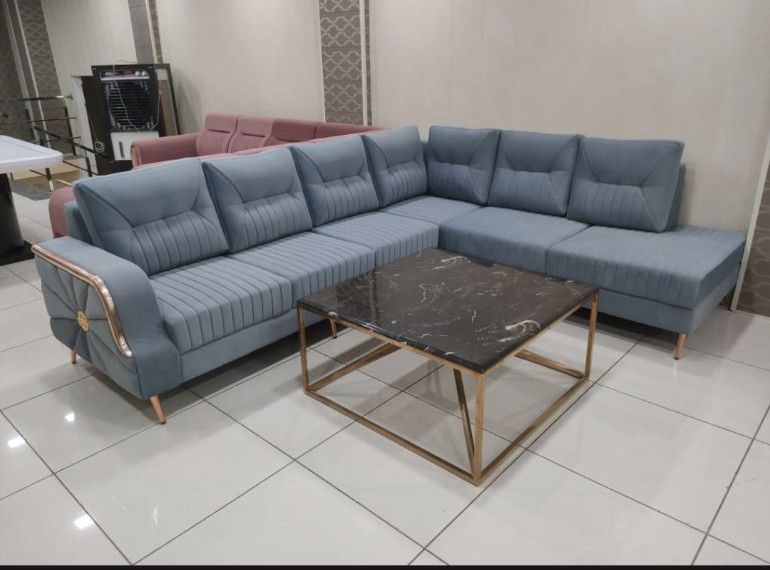 Modern L-Shaped Sofa Set