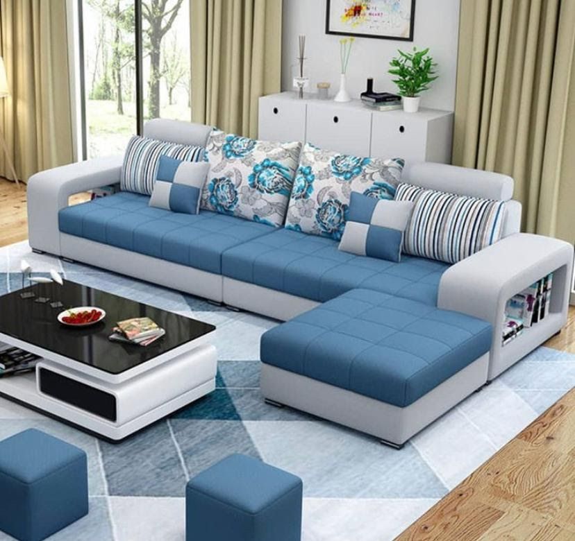 Modern L-shaped Sofa Set