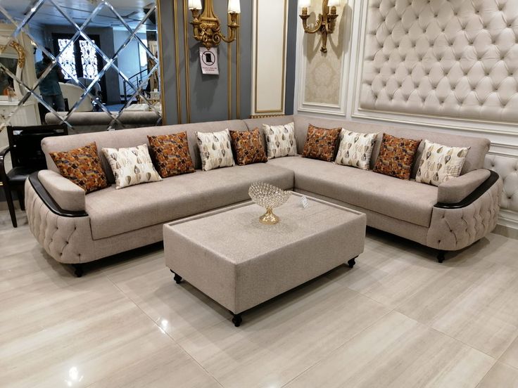 Luxury L-Shaped Sofa Set