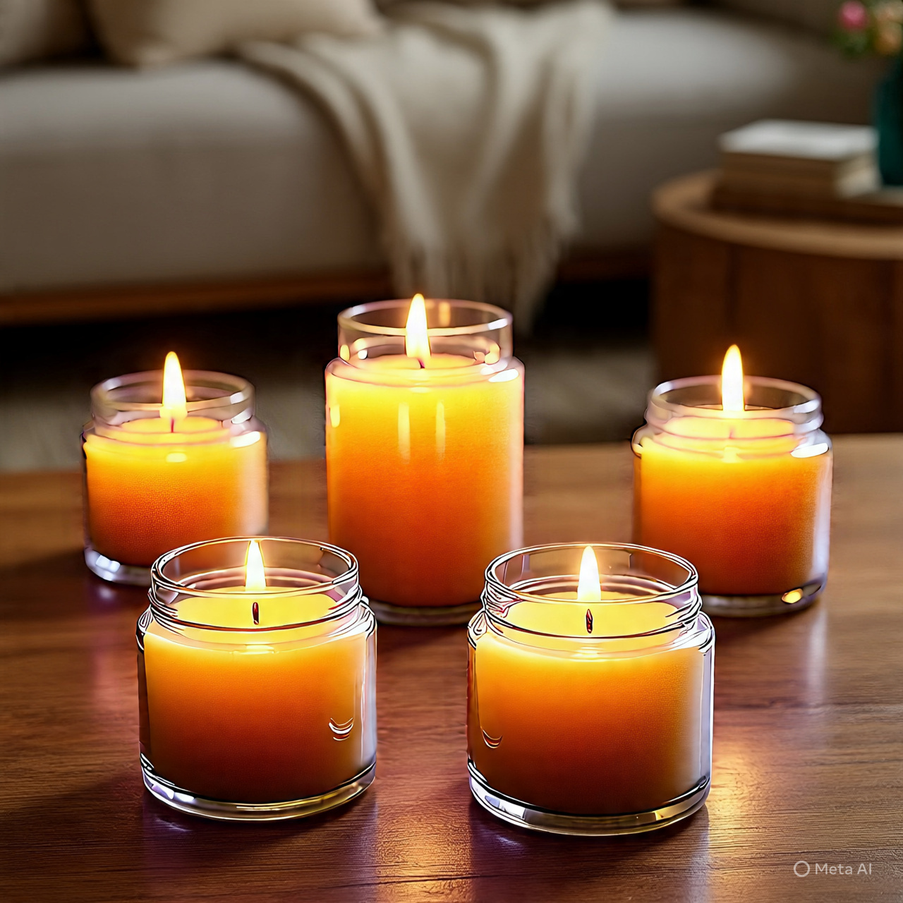Indian Cinnamon Scented Jar Candle
