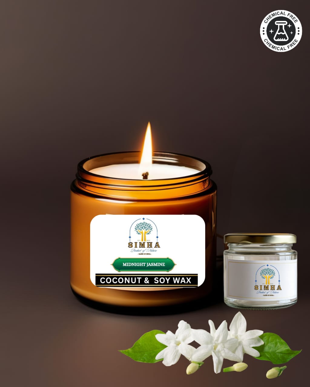 Midnight Jasmine Scented Jar Candle