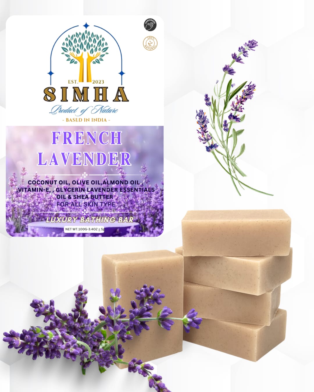 French Lavender Luxury Bathing Bar