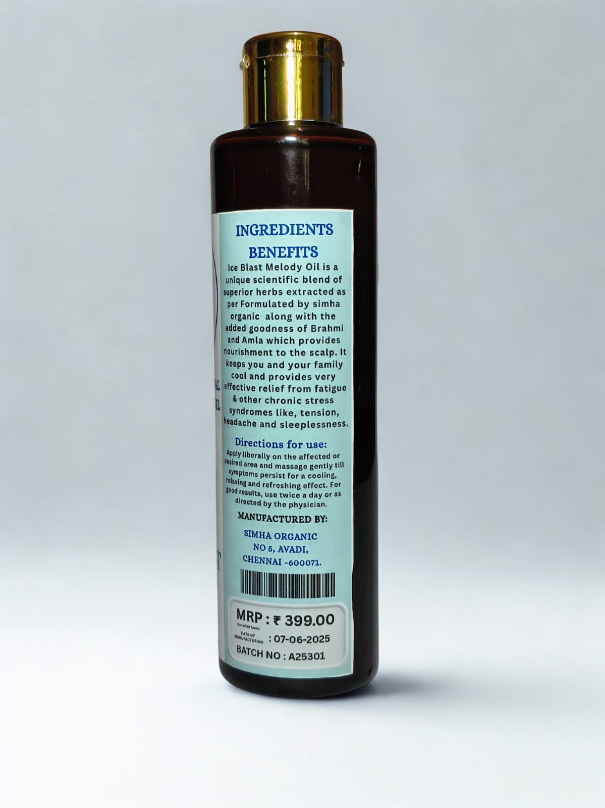 Enriched Herbal Head Massage Oil