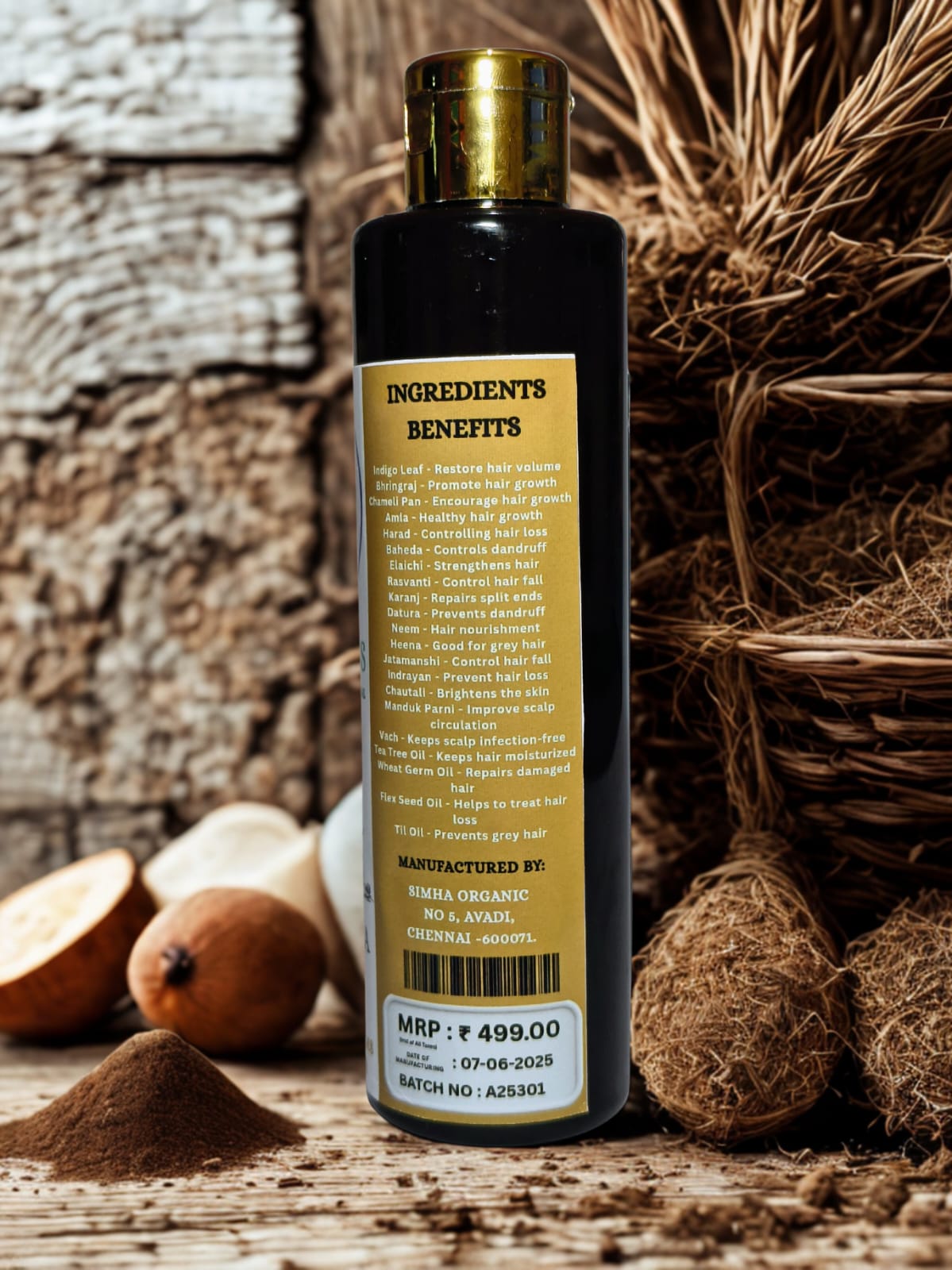 Simha 21 Herbs Enriched Herbal Hair Oil