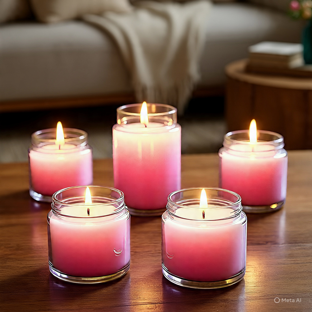  California Rose scented Jar candle