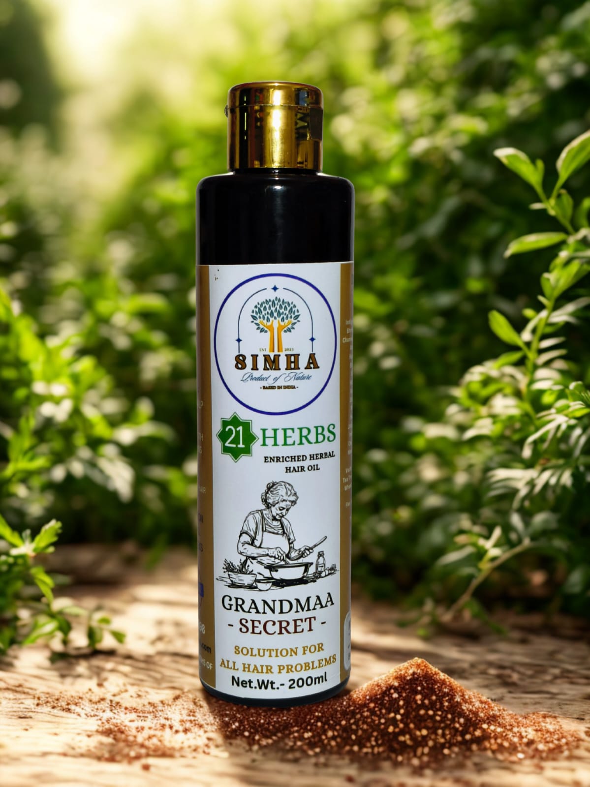 Simha 21 Herbs Enriched Herbal Hair Oil