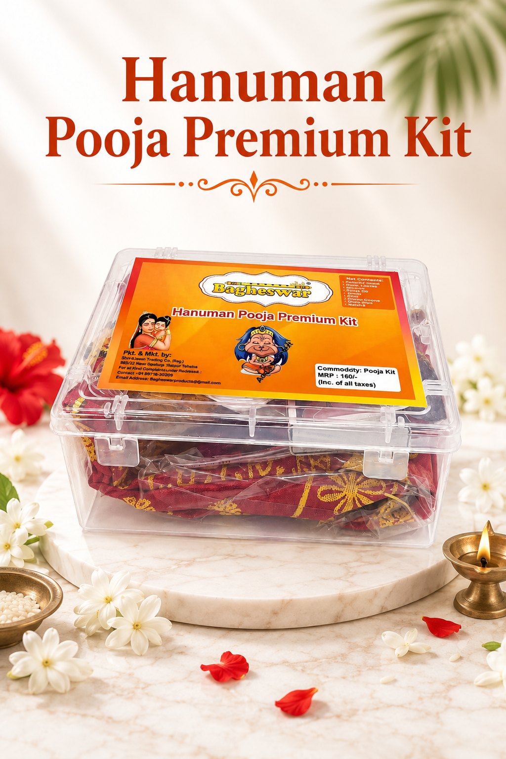 Bagheswar Premium Hanuman Chola Kit