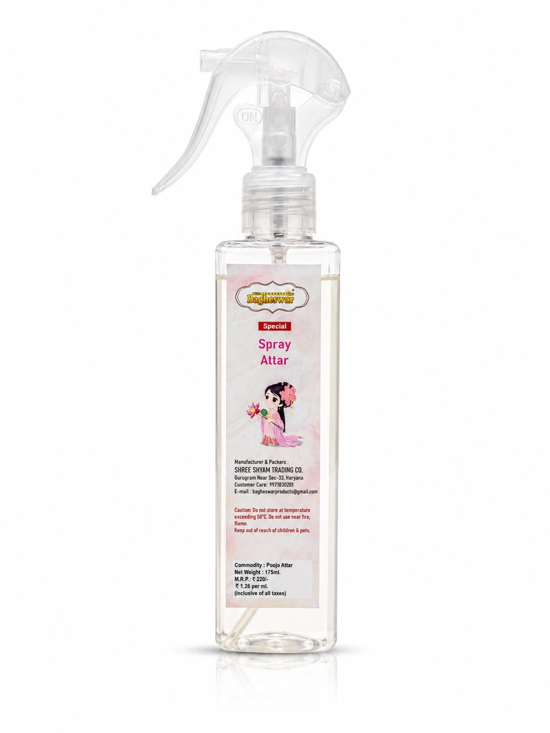 Bagheswar Bindass Black Premium Spray Attar 175ml