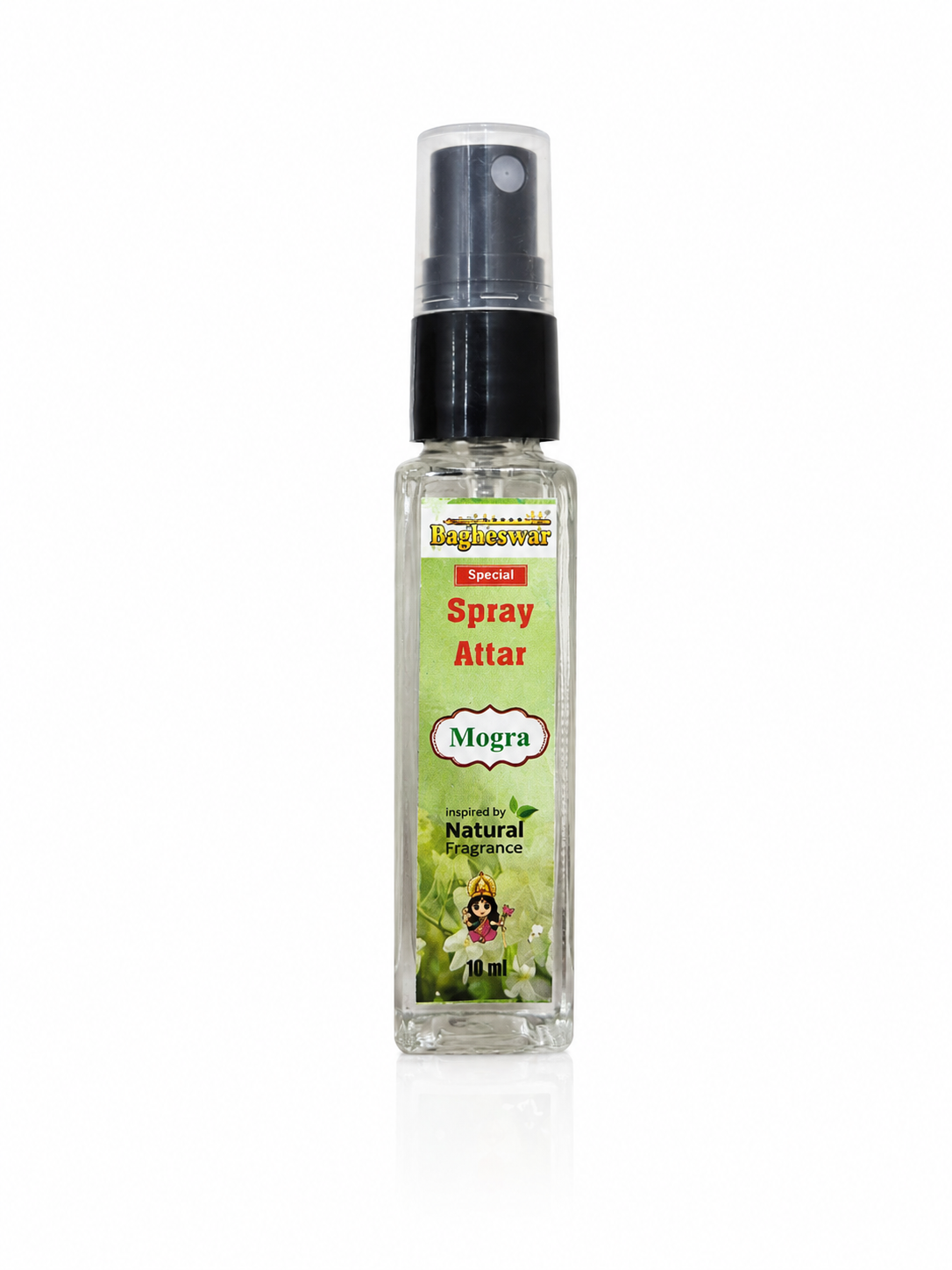 Bagheswar Mogra Spray Attar 10ml(pack of 12 pieces)