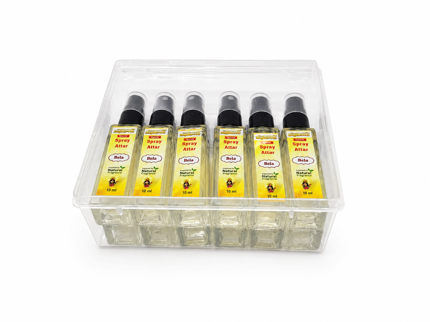 Bagheswar Bela Spray Attar 10ml (pack of 12 pieces)