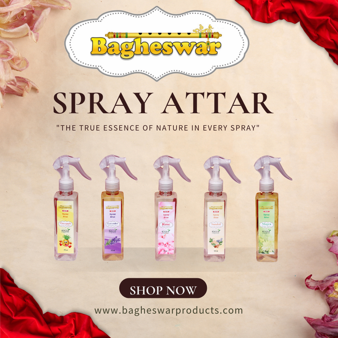 Bagheswar Spray Attar Combo (pack of 6 pcs)