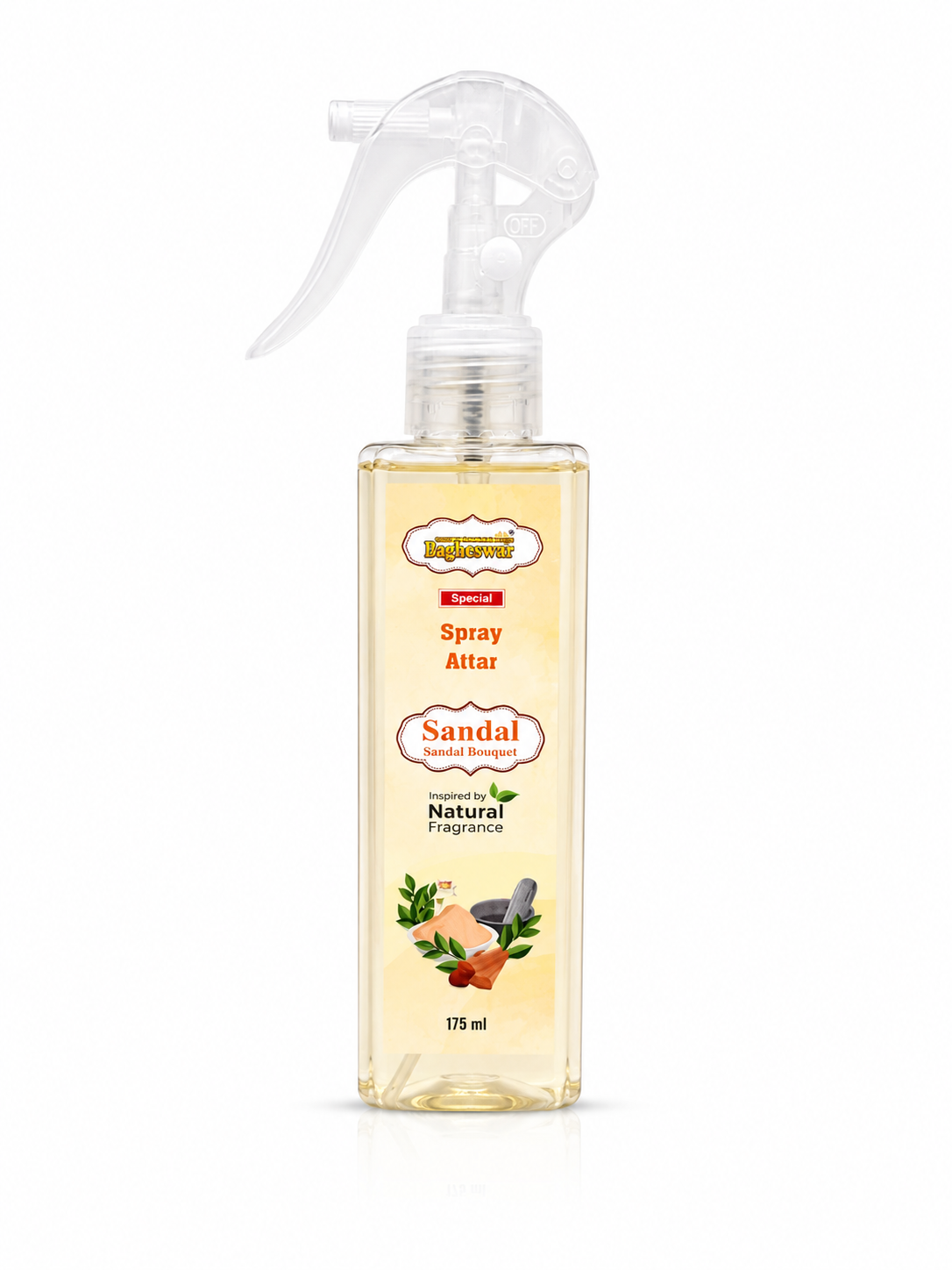 Bagheswar Sandal Premium Spray Attar 175ml