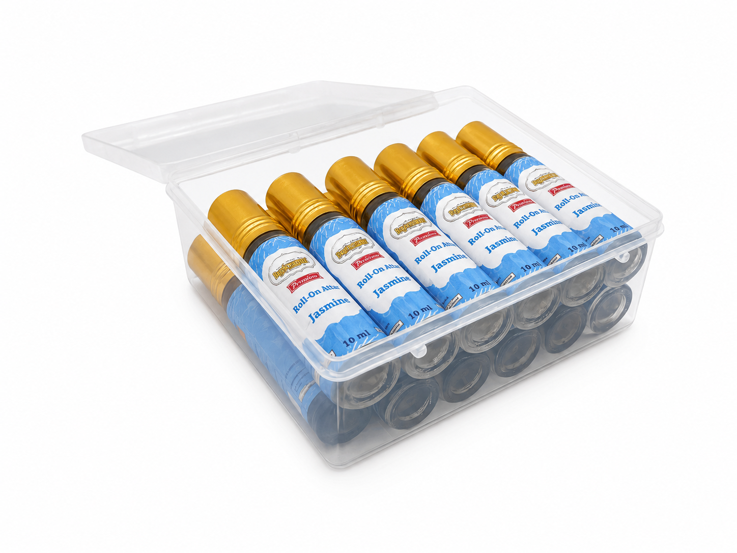 Bagheswar Jasmine Roll-On Attar 10ml (pack of 12 Pieces)