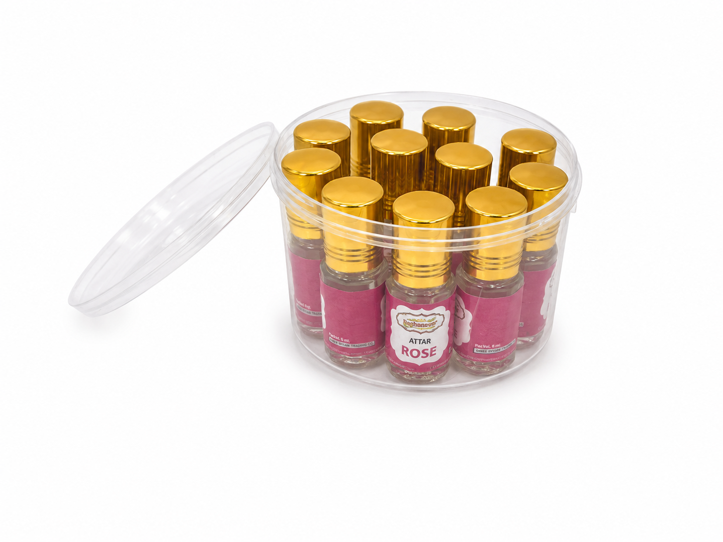 Bagheswar Rose Attar-5ml (pack of 12 pieces)