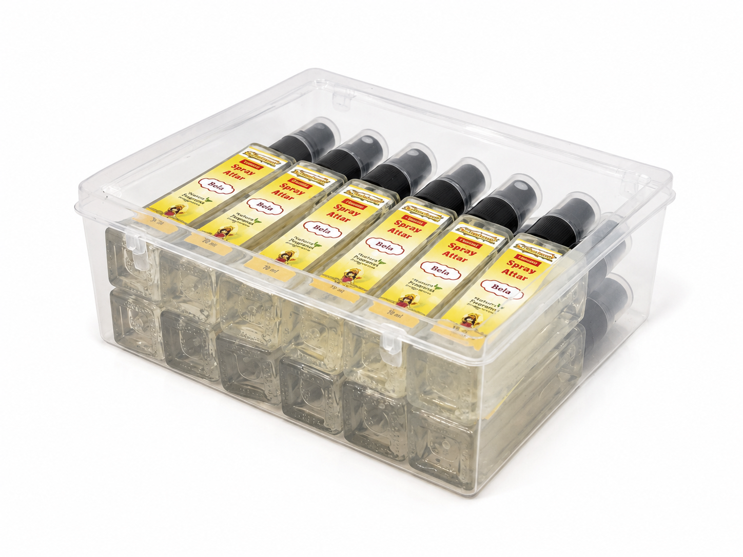 Bagheswar Bela Spray Attar 10ml (pack of 12 pieces)