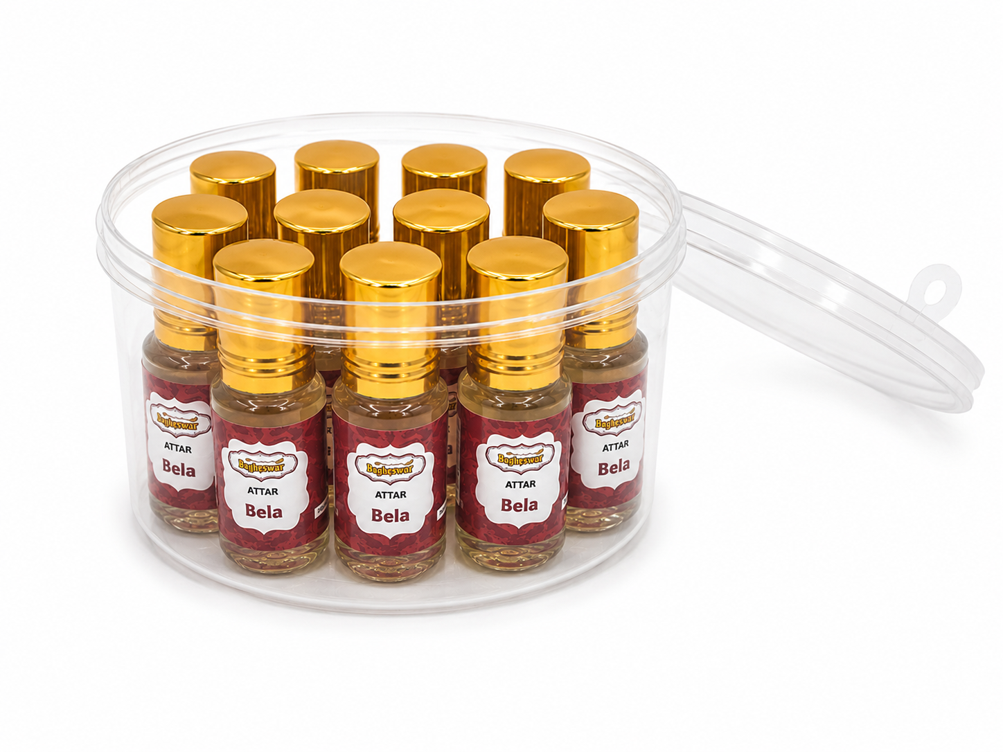 Bagheswar Roll on Bela Attar-5ml (pack of 12 pieces)