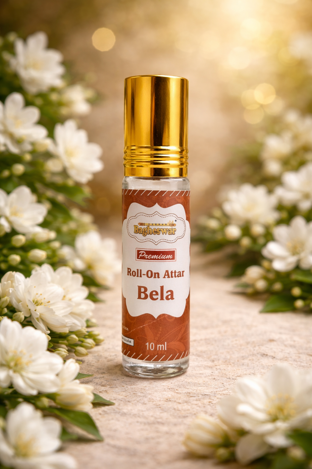 Bagheswar Bela Roll-On Attar 10ml (pack of 12 Pieces)
