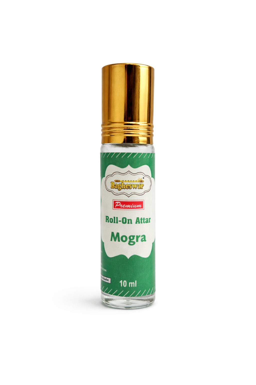 Bagheswar Mogra Roll-On Attar 10ml(Pack of 12 Pieces)