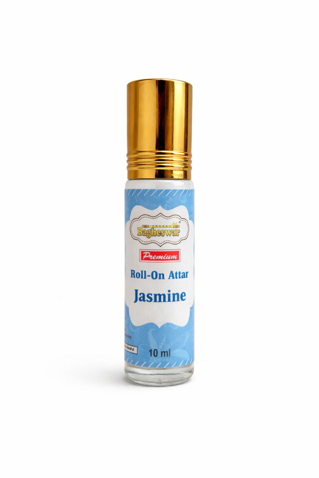 Bagheswar Jasmine Roll-On Attar 10ml (pack of 12 Pieces)
