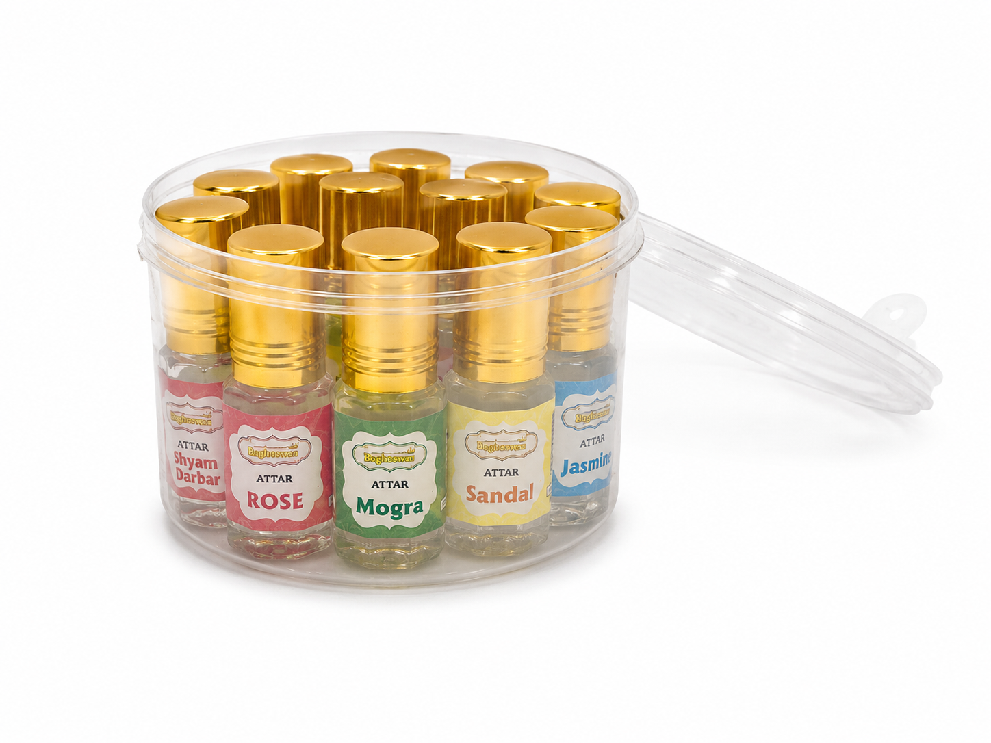 Bagheswar Roll on Attar -5ml (Set of 12 pieces)