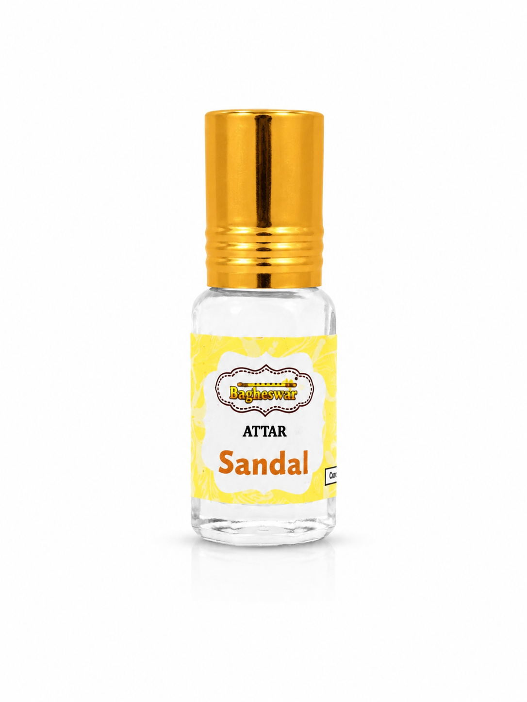 bagheswar Roll on Sandal Attar-5ml ( Pack of 12 pieces) 