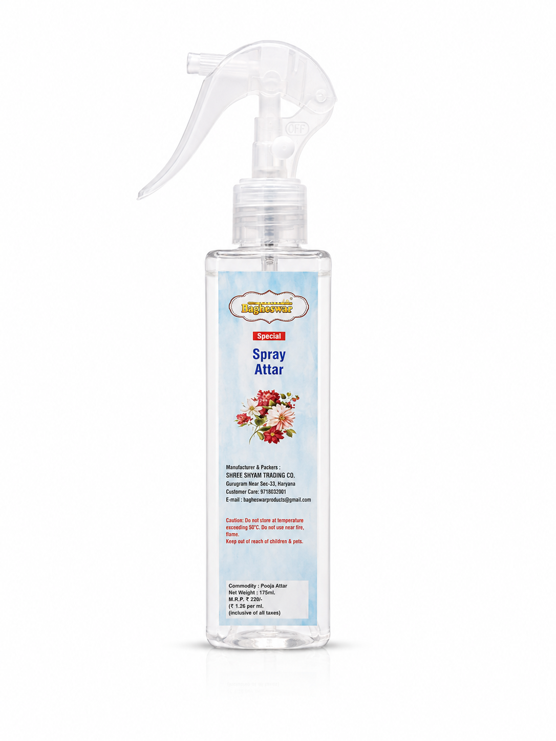 Bagheswar Attarful Premium Spray Attar 175ml
