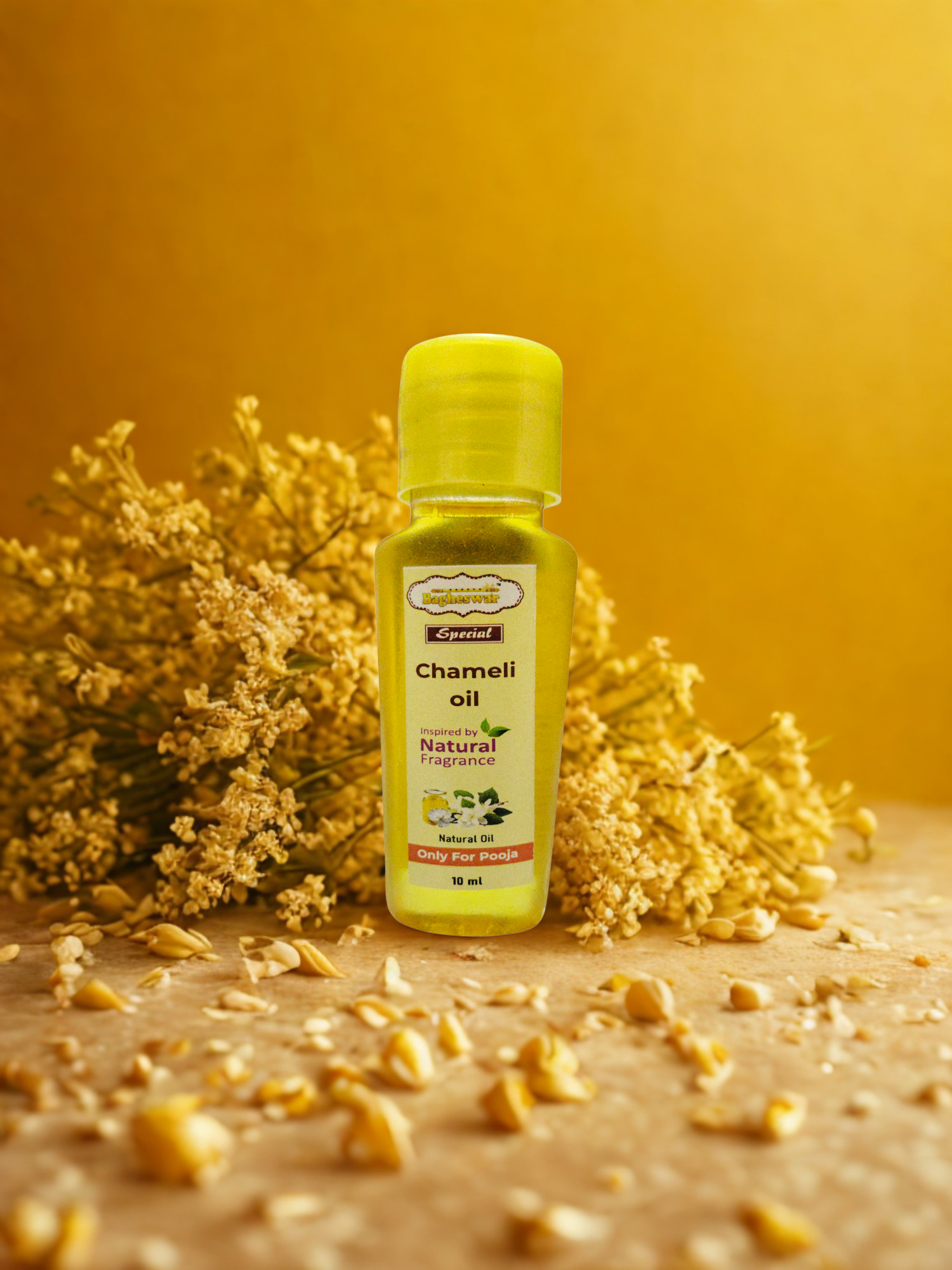 Pooja Chameli Oil-10ml (pack of 12 pcs)