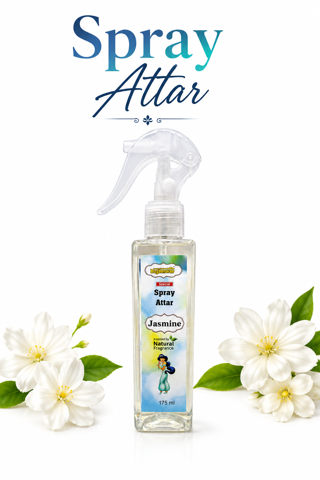 Bagheswar Jasmine Premium Spray Attar 175ml